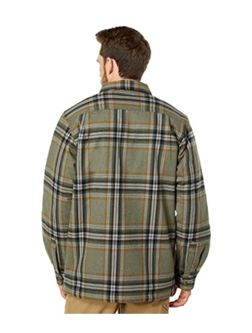 Carhartt Men's 105430 Relaxed Fit Flannel Sherpa-Lined Shirt Jac