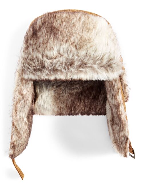 SCALA Men's Faux-Fur Trapper Hat