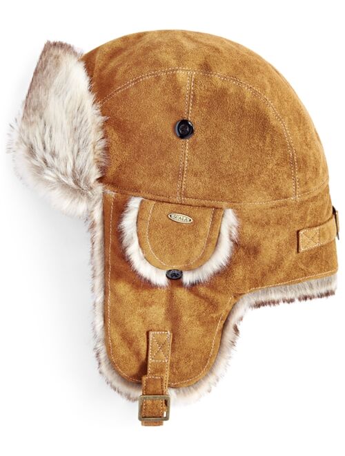 SCALA Men's Faux-Fur Trapper Hat