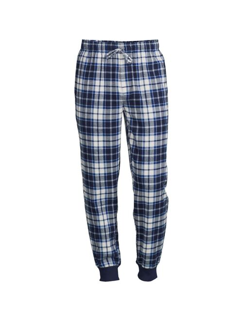 Lands' End Men's Flannel Jogger Pajama Pants