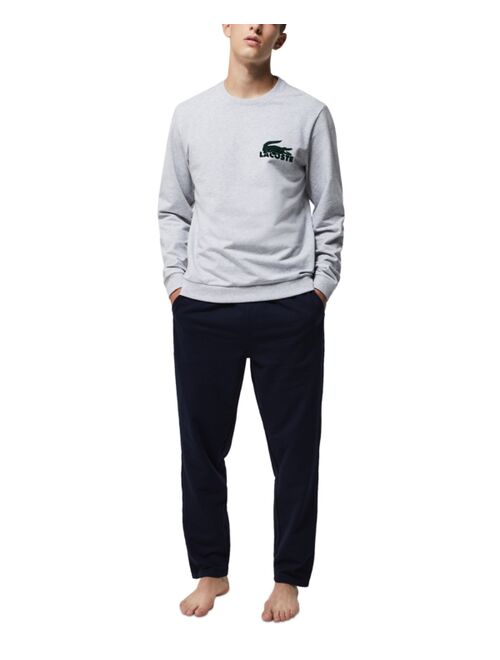 Lacoste Men's Pajama Fleece Indoor Sweatshirt