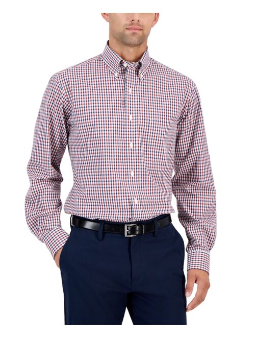 CLUB ROOM Men's Regular-Fit Moore Plaid Dress Shirt, Created for Macy's