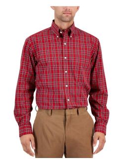 Men's Regular Fit Cotton Dress Shirt, Created for Macy's
