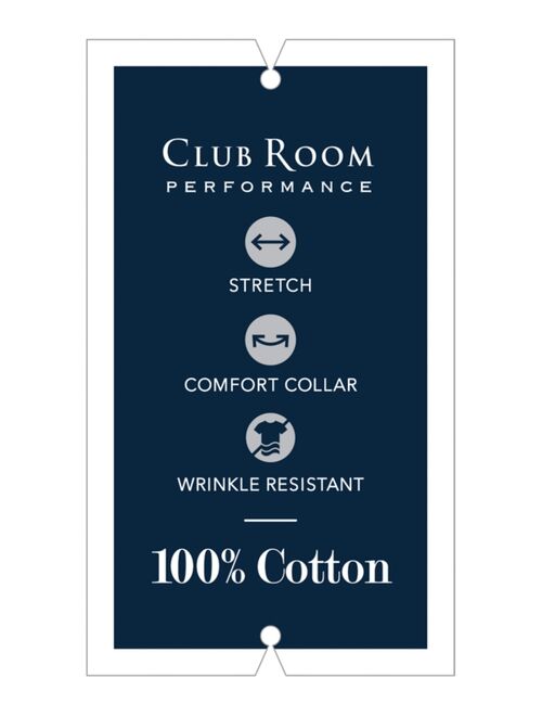 CLUB ROOM Men's Regular Fit Cotton Dress Shirt, Created for Macy's