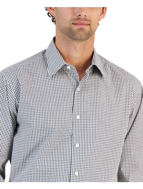 CLUB ROOM Men's Regular-Fit Check Shirt, Created for Macys