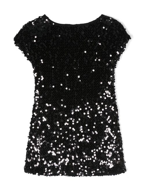 Chiara Ferragni Kids sequin-embellished short-sleeve T-shirt