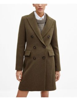 Women's Wool Double-Breasted Coat