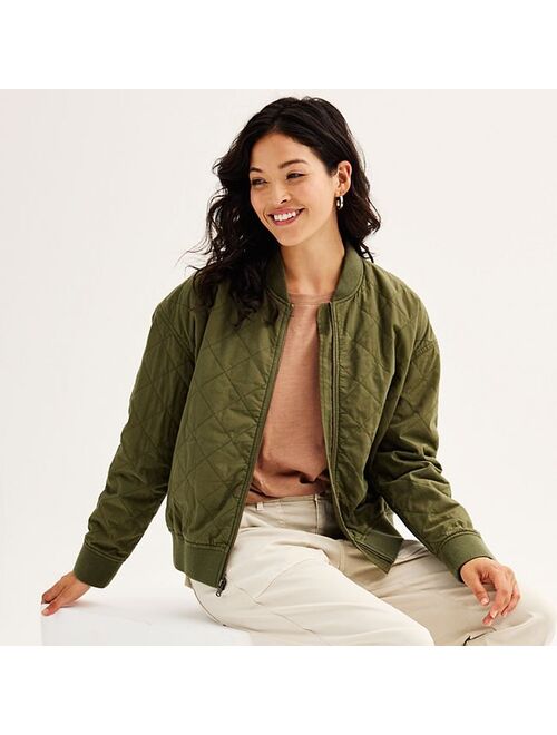 Women's Sonoma Goods For Life Quilted Bomber Jacket
