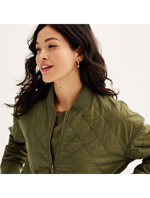 Women's Sonoma Goods For Life Quilted Bomber Jacket
