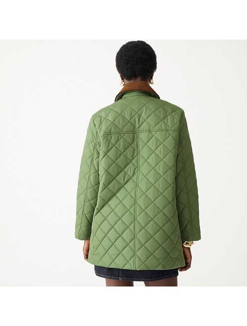 J.Crew Heritage quilted Barn Jacket with PrimaLoft