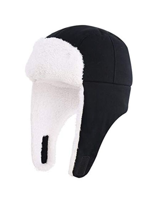 Connectyle Toddler Boys Kids Trapper Winter Hat with Earflaps Warm Windproof Hat