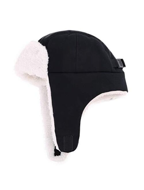 Connectyle Toddler Boys Kids Trapper Winter Hat with Earflaps Warm Windproof Hat