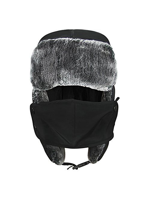 Starsouce Kids Winter Trapper Hat Ushanka Earflap Hat with Cover Thermal Fleece Russian Cap