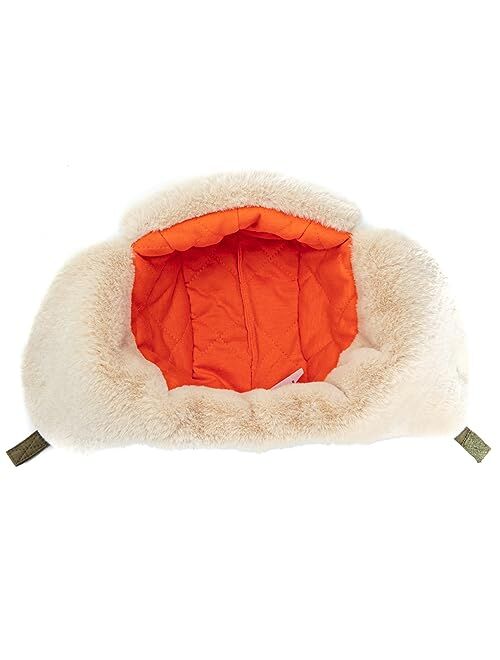 HAPPY NOCNOC Unisex Kids Teen Fleece Trapper Hat Warm Faux Fur Cute Ear Flaps Cold Weather Winter Hat