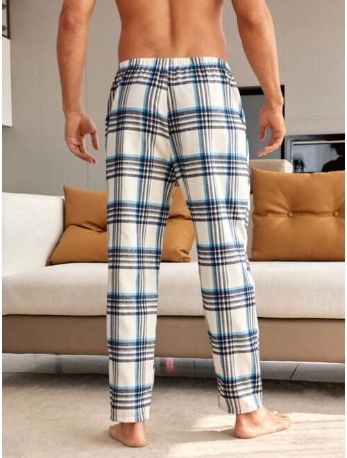 Men S Plaid Patterned Home Clothing Bottoms