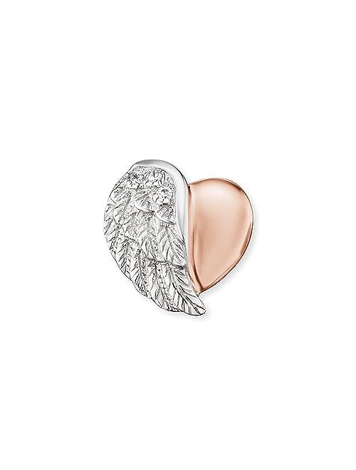 Engelsrufer 925 Sterling Silver Rhodium or Gold Plated Angel Whisperer Stud Earrings for Women Men Unisex