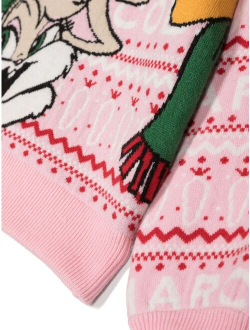 Marc Jacobs Kids x Looney Tunes intarsia-knit sweatshirt