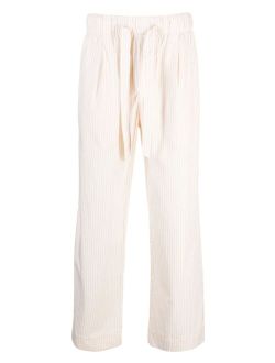 striped organic cotton pajama bottoms