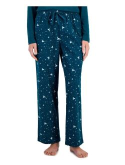 Women's Cotton Flannel Pajama Pants, Created for Macy's