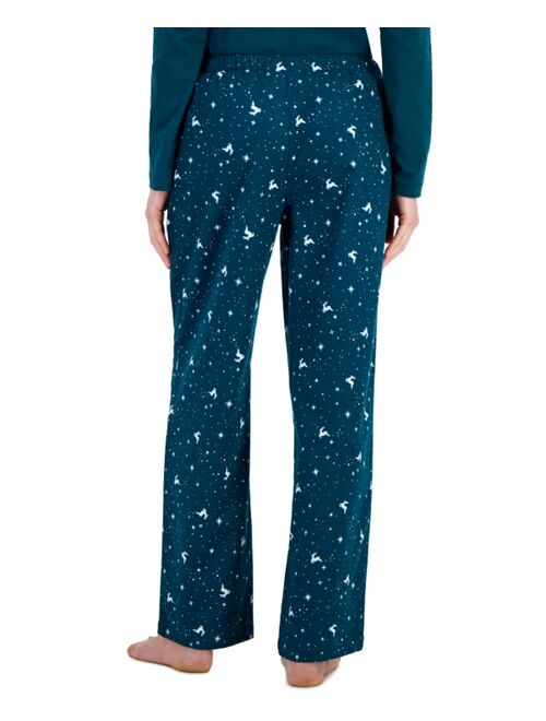 CHARTER CLUB Women's Cotton Flannel Pajama Pants, Created for Macy's