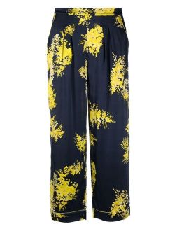 ERES Pistil floral print pajama trousers