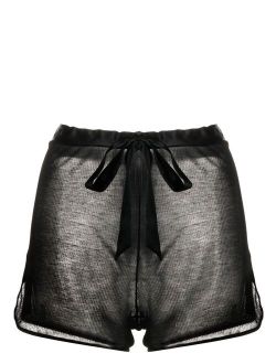 Kiki de Montparnasse Intime fine-ribbed shorts