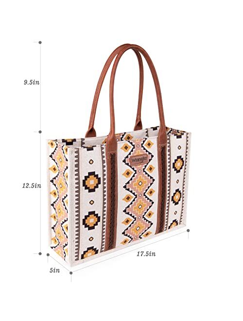 Montana West Wrangler Tote Bag Western Purses for Women Shoulder Boho Aztec Handbags