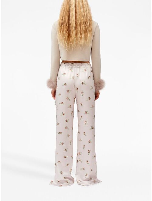 Sleeper Blossom-print trousers