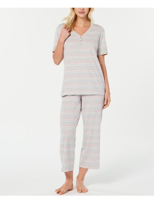 CHARTER CLUB The Everyday Cotton Capri Pajama Set, Created for Macy's