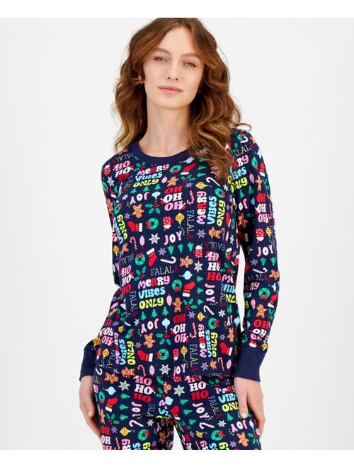 FAMILY PAJAMAS Matching Women's Holiday Toss Cotton Pajamas Set, Created for Macy's