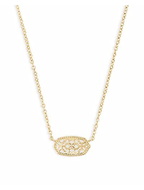 Kendra Scott Elisa Pendant Necklace for Women, Fashion Jewelry, 14k Gold-Plated