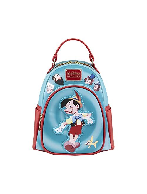 Loungefly Disney Backpack: Archives: Pinocchio Mini-Backpack, Amazon Exclusive