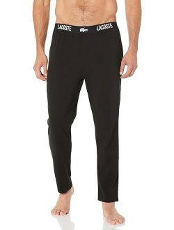 Straight Fit Pajama Pants with Croc Waistband