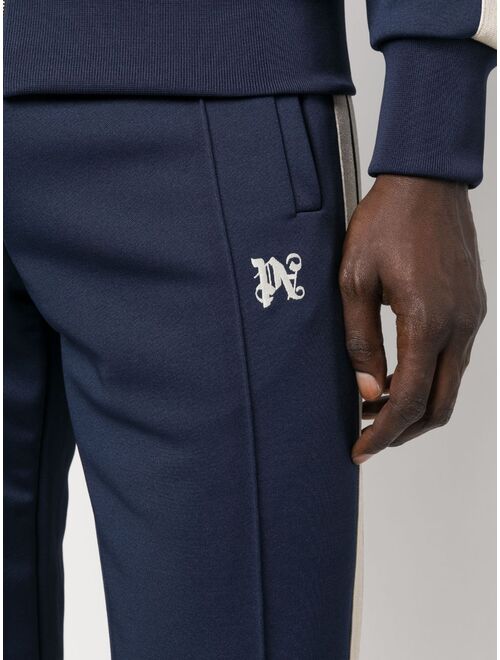 Palm Angels embroidered-monogram track pants
