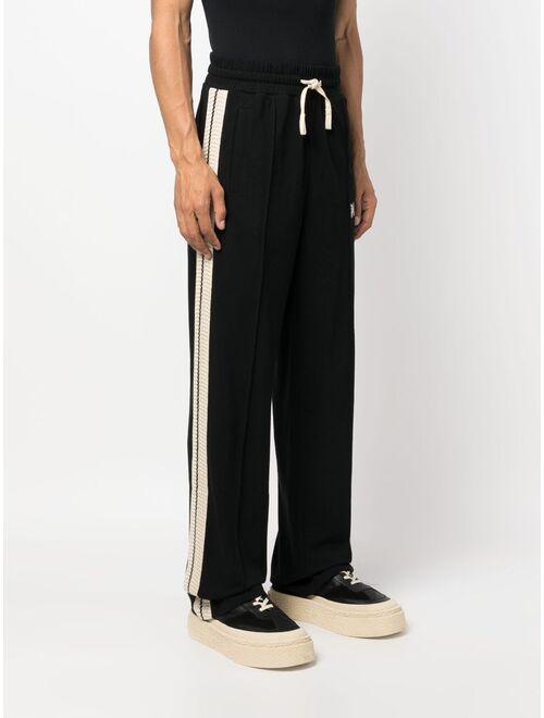 Palm Angels monogram-embroidered track pants