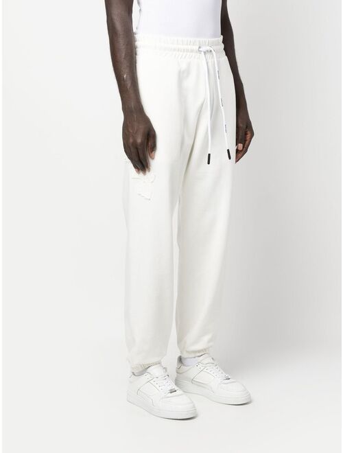 Palm Angels logo-applique track pants