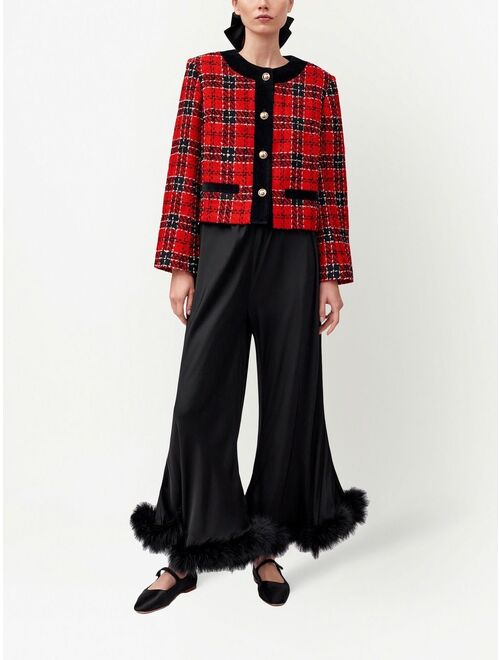 Sleeper Checked Manhattan Tweed Jacket