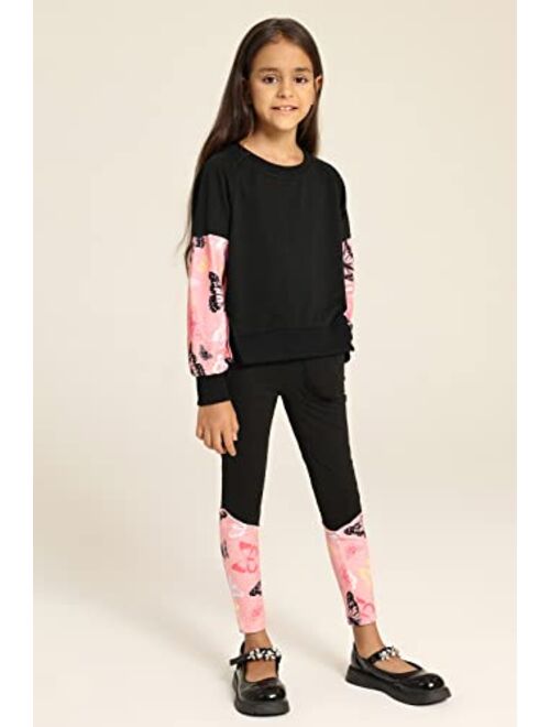 Danna Belle Girls 2 Pieces Leggings Pullover Sweatsuit Outfits Size 5-12