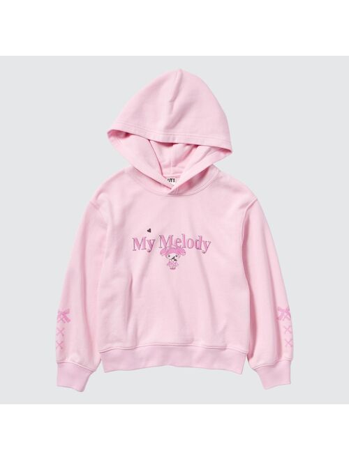UNIQLO Sanrio Characters Sweat Cropped Hoodie (My Melody)