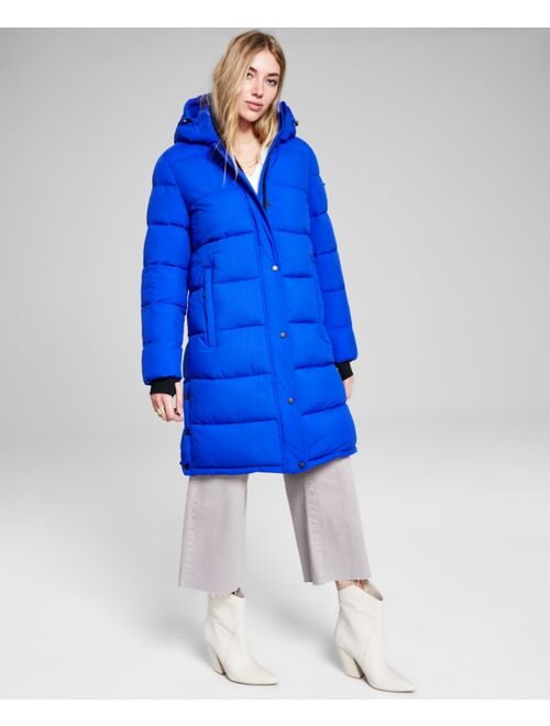 BCBGENERATION Women's Hooded Puffer Coat, Created for Macy's