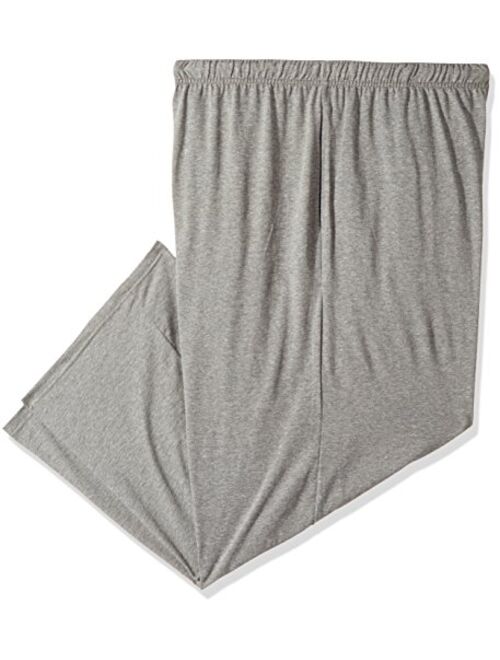 Hanes mens Solid Knit Sleep Pant With Pockets and Drawstring