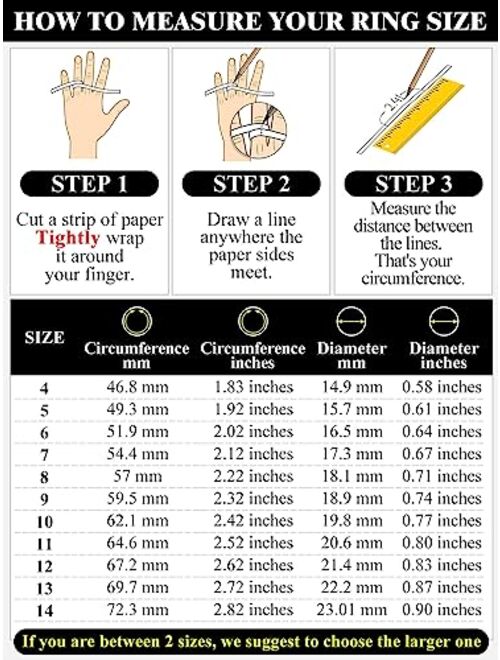 Richsteel Stainless Steel/18K Gold Plated/Black Snake Ring for Men Women Size 7-12 Serpent Reptile Rings Punk Gothic Jewelry(with Gift Box)