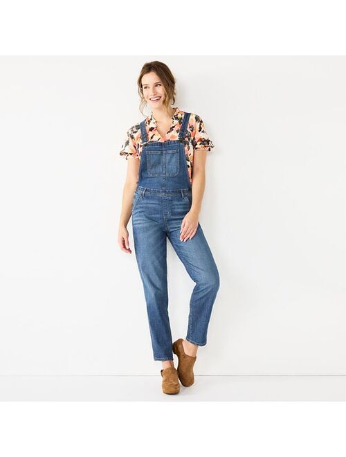 Women's Sonoma Goods For Life Cropped Jean Overalls