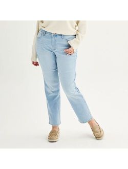 Women's Plus Size Sonoma Goods For Life Straight Jeans