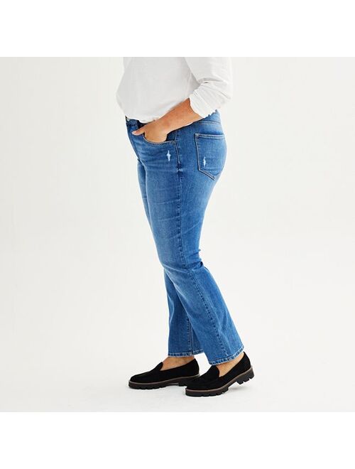 Women's Plus Size Sonoma Goods For Life® Straight Jeans