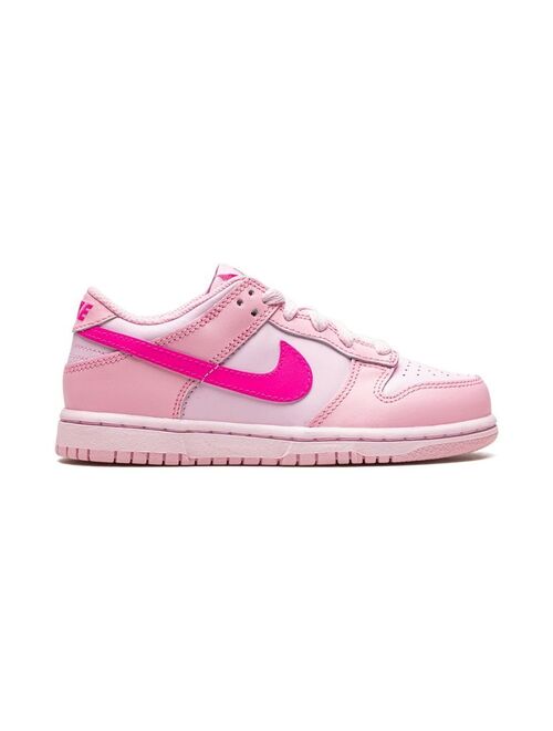 Nike Kids Dunk Low "Triple Pink" sneakers