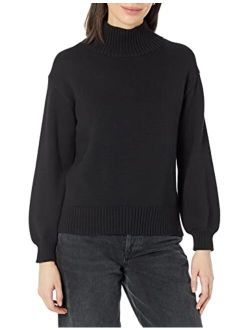 Women's Cotton Funnel-Neck Sweater (Available in Plus Size)