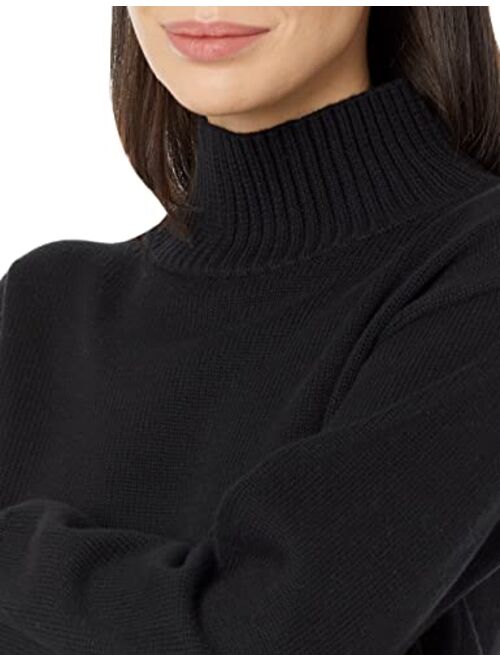 Amazon Essentials Women's Cotton Funnel-Neck Sweater (Available in Plus Size)