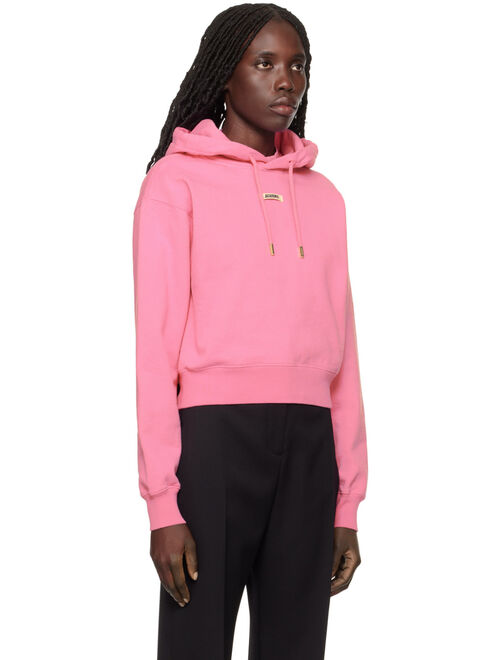 Jacquemus Pink Les Classiques 'Le hoodie Gros Grain' Hoodie