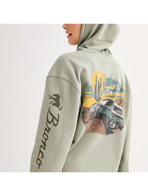 Licensed Character Juniors' Ford Bronco Desert Graphic Hoodie